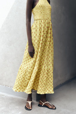 PRINTED MIDI DRESS - Zara фото 4