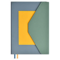 Ежедневник недатированный ESCALADA, А5, 160 л., арт. 63978/ 15 РУФФО СЕРО-ГОЛУБОЙ