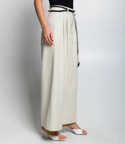 Брюки #КТ69008, бежево-серый