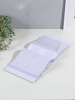 Фотоальбом на 200 фото 10х15 см "Малышковый" зелёный, бумажные листы 4,5х22х22,5 см