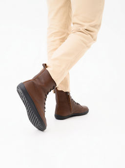 Босоногие ботинки 351.NATAbl.Светло-коричневый оттима/шерсть