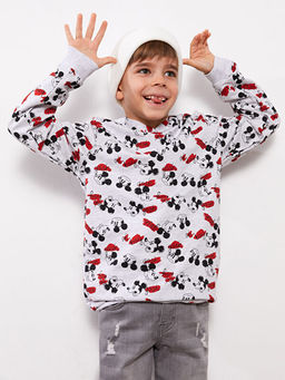 Kap??onlu Mickey Mouse Bask?l? Uzun Kollu Erkek ?ocuk Sweatshirt - Waikiki фото 2