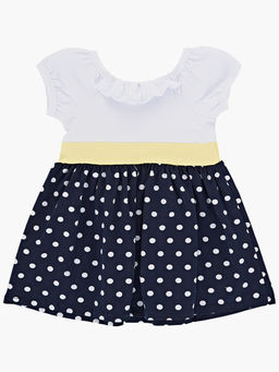 Платье для девочки UD 1525 белый/горох - Mini maxi фото 6