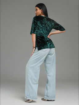 Мия футболка женская (изумруд)