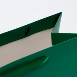 Цена за 2 шт. Пакет подарочный ламинированный горизонтальный «Изумрудный», ML 27×23×11.5 см