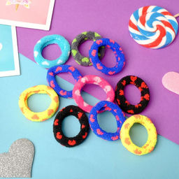 Резинка для волос Махрушка (набор 36 шт) сердечки, 5 см, микс - Выбражулька фото 2