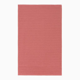 Набор кухонных полотенец Доляна, цвет пудровый, 35х60см-2шт, 100% хл, вафля, 220 гр/м2  фото 7