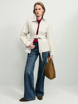 Куртка-рубашка с поясом ZR2604102208-60 / Zarina  фото 2