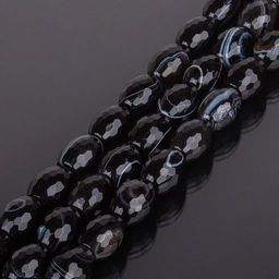 Бусины для рукоделия из Агата полосатого (Бразилия)