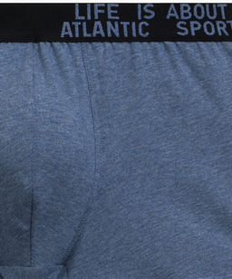 ATLANTIC 3MH-226 Трусы шорты Melange - набор 3 шт. зеленый меланж + винный меланж + голубой меланж фото 6