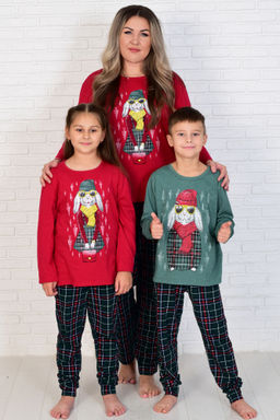 Костюм подростковый 12-109 (марсала), Кролик в шапке