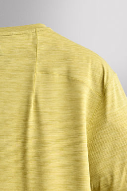 CAMISETA T?CNICA JACQUARD RAYAS / Amarillo - Zara фото 9
