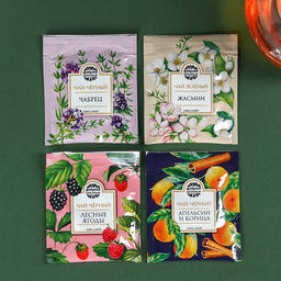 Чай подарочный Папа может всё: весовой чай 40 г (2 шт. ? 20 г)., чай в пакетиках 21.6 (12 шт. ? 1.8 г). - Фабрика счастья фото 4