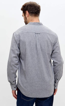 Рубашка д/р лен F511-0480 green-grey - Fine joyce фото 9