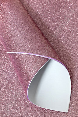 Фоамиран глиттерный самоклеющ. А4 (10 листов) SF-1957, розовый №2009