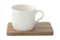 Набор чашек Время отдыха, серая, свентло-серая, темно-серая, белая, 0,11 л, 4 шт - Easy life фото 5