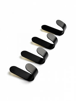 Крючок на липучке 5,5x1,8 черный железо - Lucky фото 2