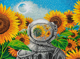 Кристальная (алмазная) мозаика ФРЕЯ ALPD-174 на подрамнике Космические сны 40 х 30 см