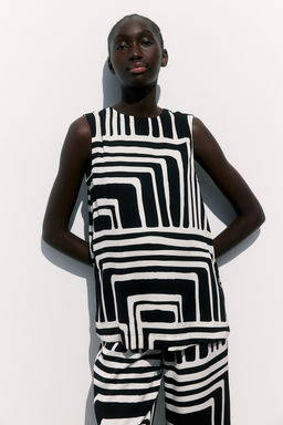 MAMA Blusa con cinturon de anudar