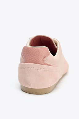 CONTRAST LEATHER TRAINERS - Zara фото 18