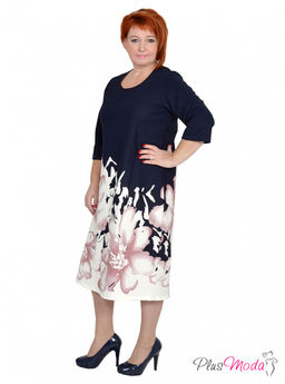 Платье Модель №1188 размеры 44-84 - Plusmoda фото 5