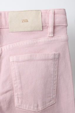 JEANS BOOTCUT TACHAS ABERTURAS / Rosa / Blanco - Zara фото 8