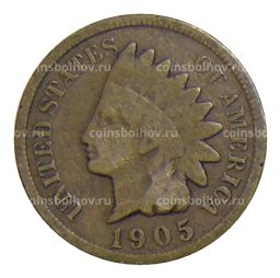 1 цент 1905 года США