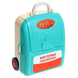 Набор для опытов Моя первая лаборатория. Новый год, стол 3 в 1, 60 опытов - Эврики фото 57