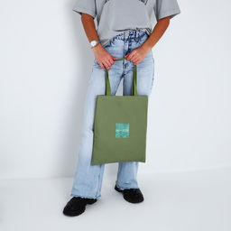 Сумка с голографической нашивкой NO PLASTIC - Nazamok фото 2