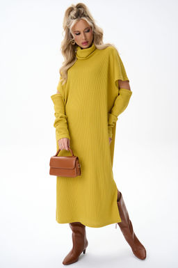 Платье Ирма (горчица) - Эльза фото 4