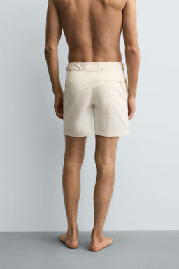 LONG STRUCTURED SWIMMING TRUNKS - Zara фото 13