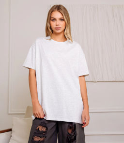 Футболка #КТ1 (22)-2, светло-серый меланж