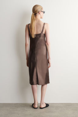 VESTIDO LENCERO SATINADO CON PUNTO ABIERTO - H&m фото 6