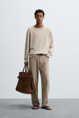 SLIM FIT STRAIGHT-LEG JEANS