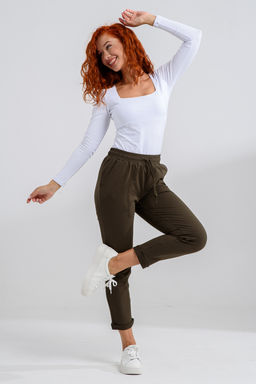 Брюки женские Натали 67168/1 из хлопка с эластаном  фото 11