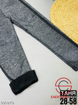 Лосины утепленные с полосками - Bruno фото 3