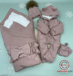 Вязанный набор на выписку 5 предметов - Bruno фото 5