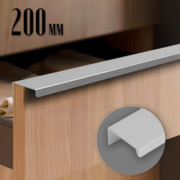 Ручка CAPPIO RT001CP, L=200 мм, м/о 160 мм, цвет матовый хром