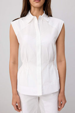 Beyaz Fitted Belden Oturan G_mlek TWOSS26GO00222 - Trendyolmilla фото 3