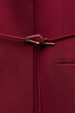 ZW COLLECTION WAISTCOAT WITH BELT AND VENTS - Zara фото 30