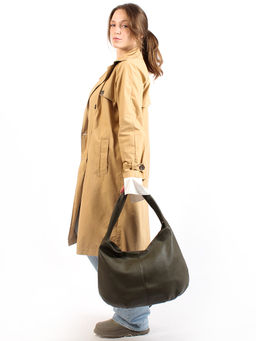 LACCOMA сумка Элизабет-Y2005-оливковый эко кожа хлопок