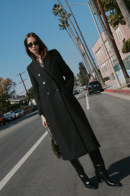 LONG DOUBLE-BREASTED COAT - Zara фото 18
