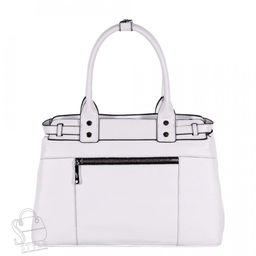 Сумка женская кожаная 98068 white Velina Fabbaino-Safenta/30 в Новосибирске - Vitelli grassi фото 4