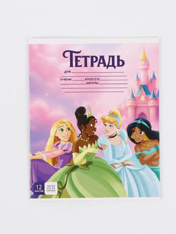 Цена за 20 шт. Тетрадь 12 листов, частая косая линейка "Подружки"