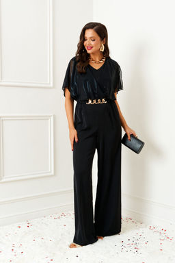 Платье Beautiful Free 6391 черный-прозрачный