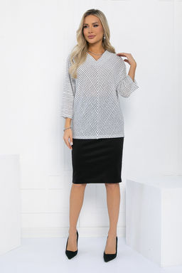 Костюм Пэрри (черно-белый) К12955-10М - Lt collection фото 5