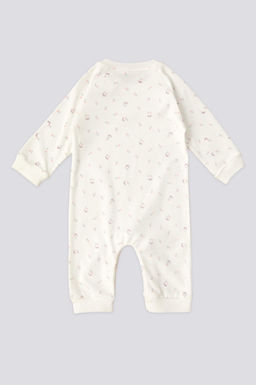 Белый детский комбинезон для девочки без пинеток Неожиданная скидка в корзине - U.s. polo assn фото 2