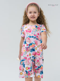 Платье Тия птички на розовом - Sovalina фото 9