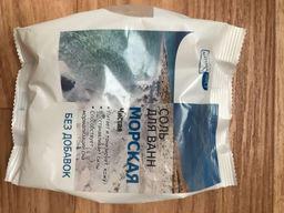 NATURA ЛИСТ соль д/ванн 500гр Морская