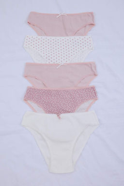 Pembe-Cok Renkli 5li Kaskorse Slip Puantiyeli Slip Kulot THMSS26KU00024 - Trendyolmilla фото 5